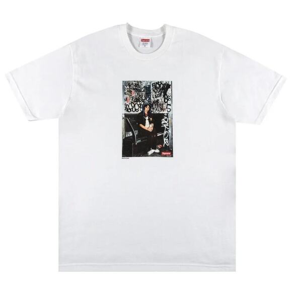Supreme FW21 Lady Pink Tee T-Shirt White Cotton Size Medium Streetwear USA Made - Picture 1 of 6